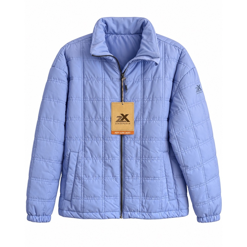 ZeroXposur Puffy Cloud Jacket Large Periwinkle Lightweight Insulated $90
